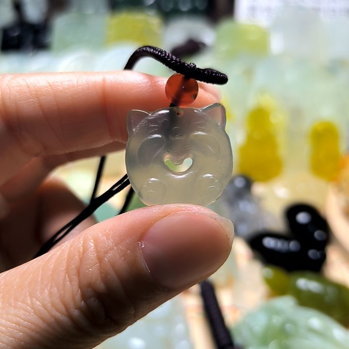 岫玉吊坠(不含链)未镶嵌