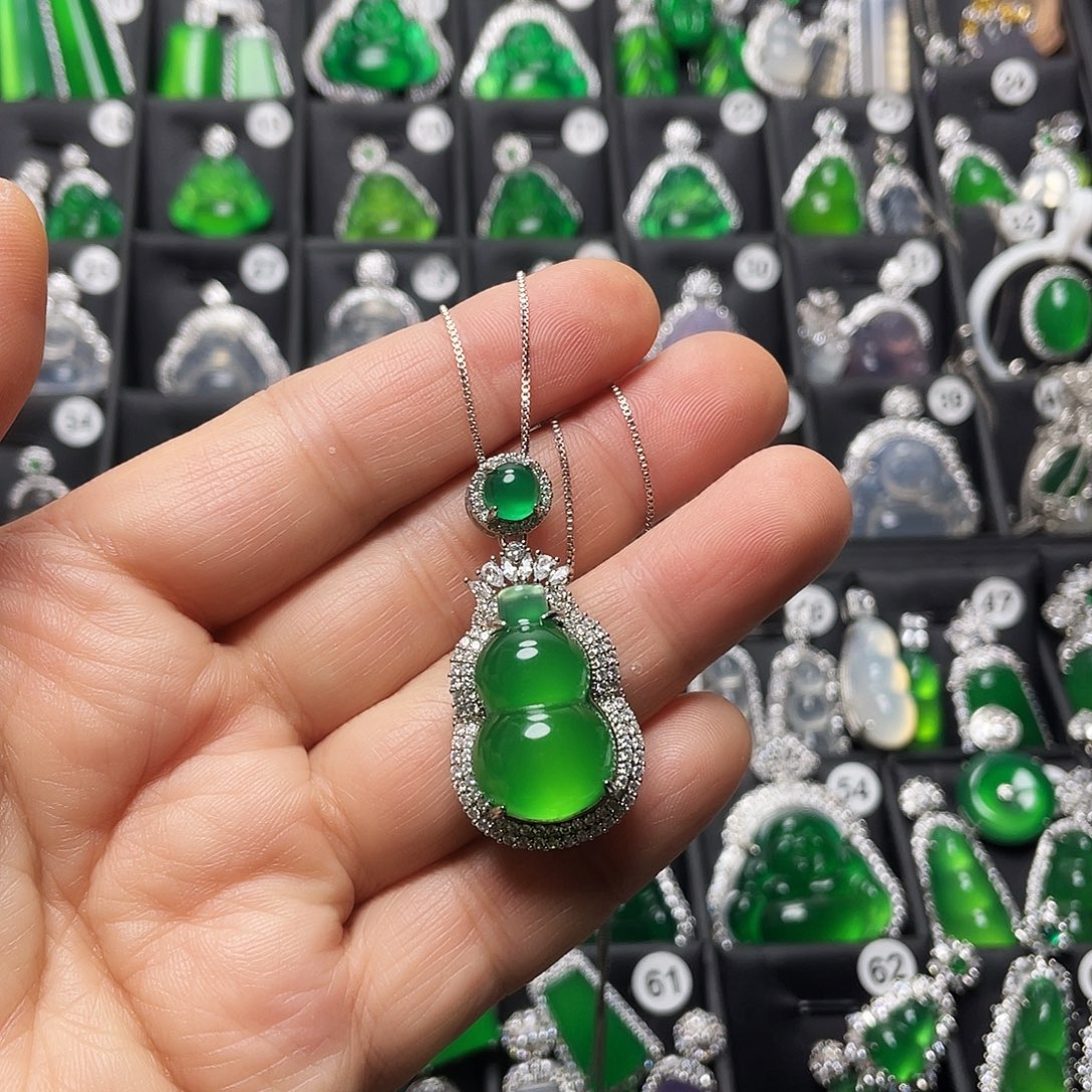 玛瑙/玉髓合金颈饰