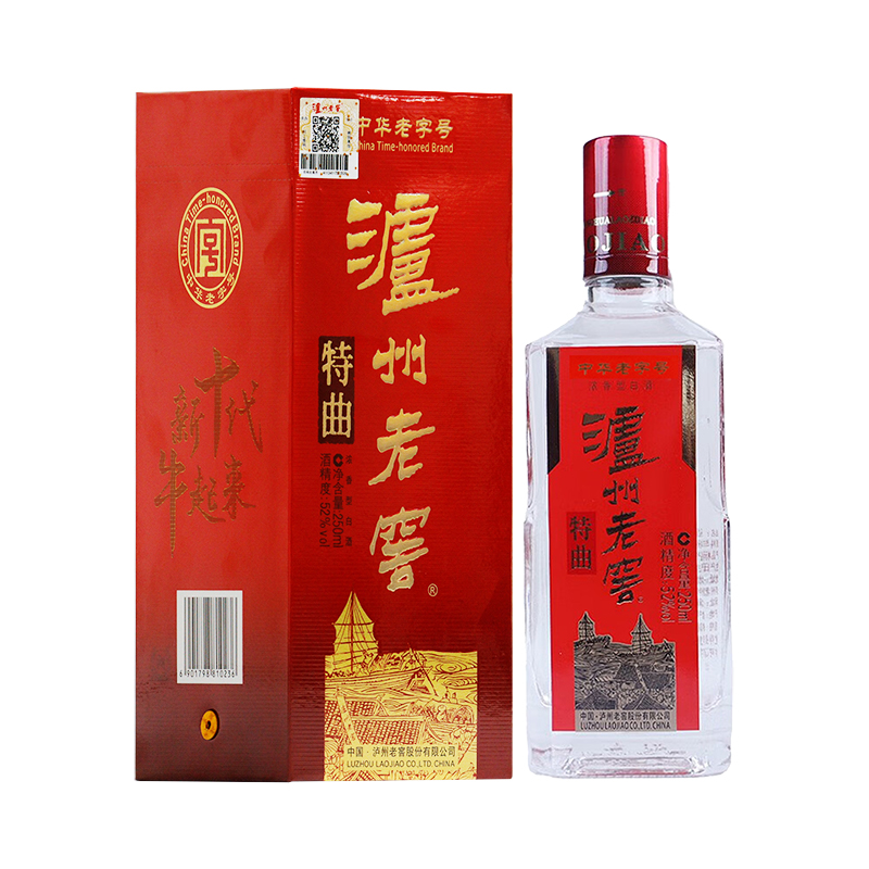 泸州老窖特曲 浓香型白酒52度250ml