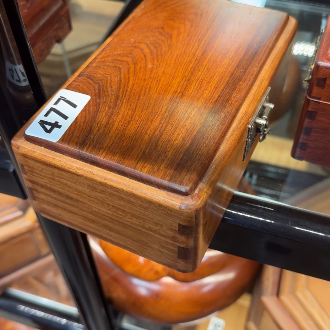 大果紫檀（缅甸花梨）花梨木盒子19公分