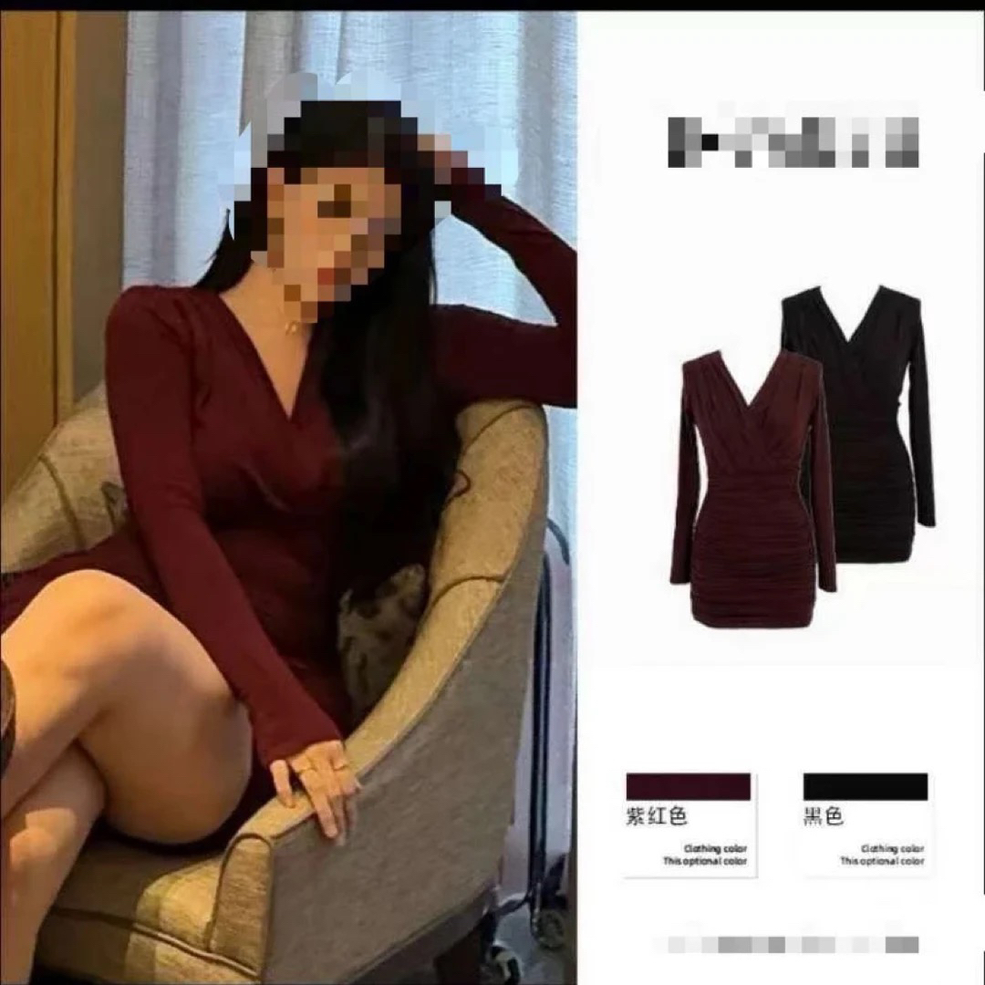 【大萌姐】磨毛包臀裙573