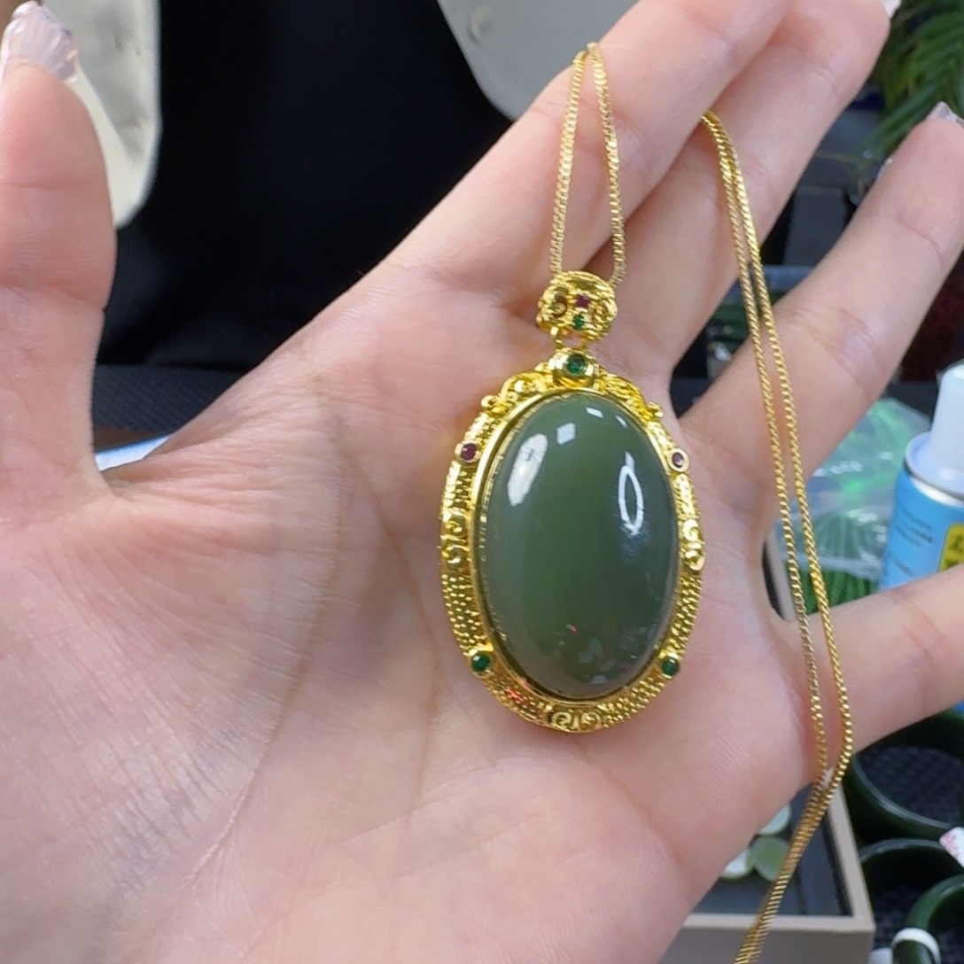 和田玉合金颈饰精品