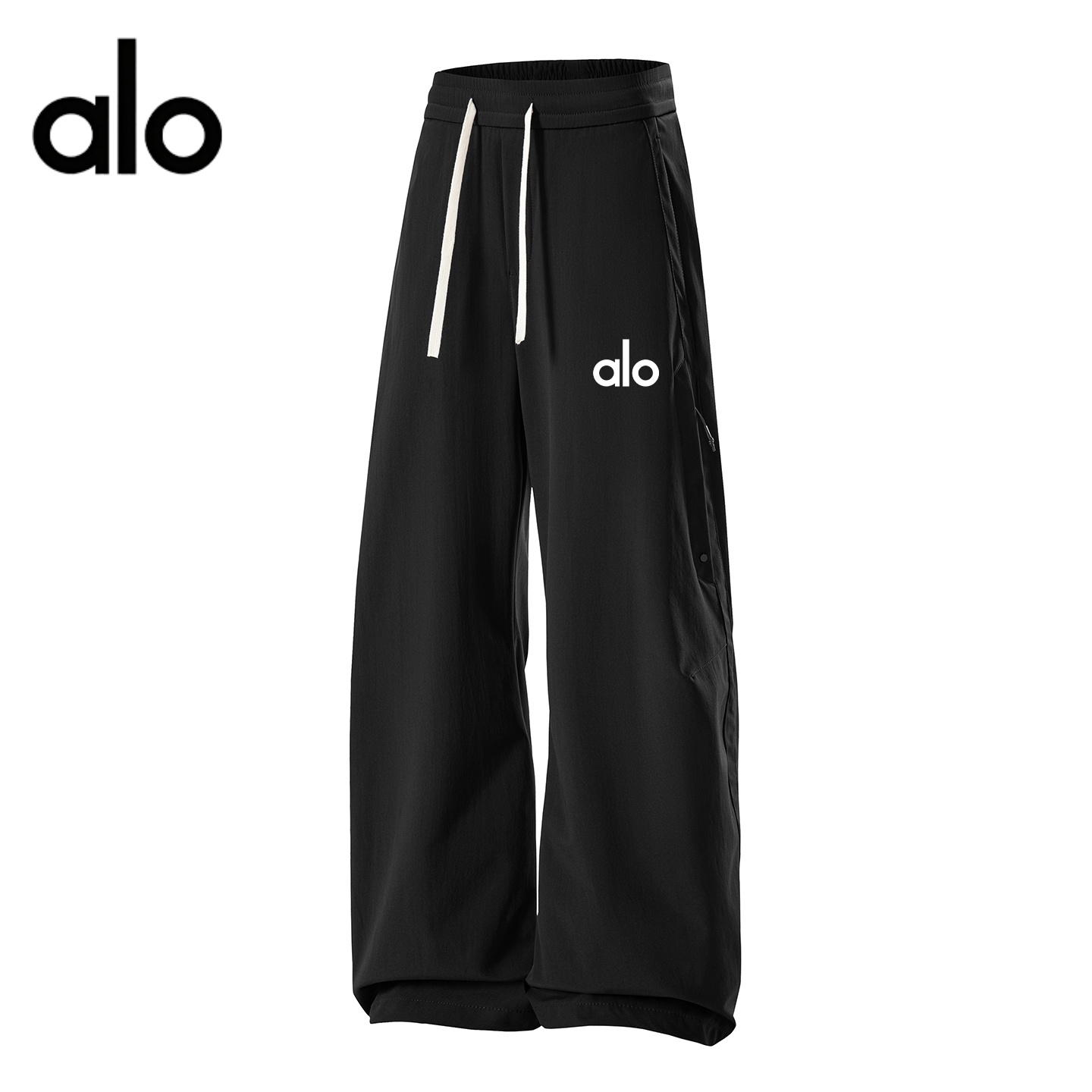alo新款休闲裤男装美式宽松复古外套潮牌新款工装百搭时尚裤子