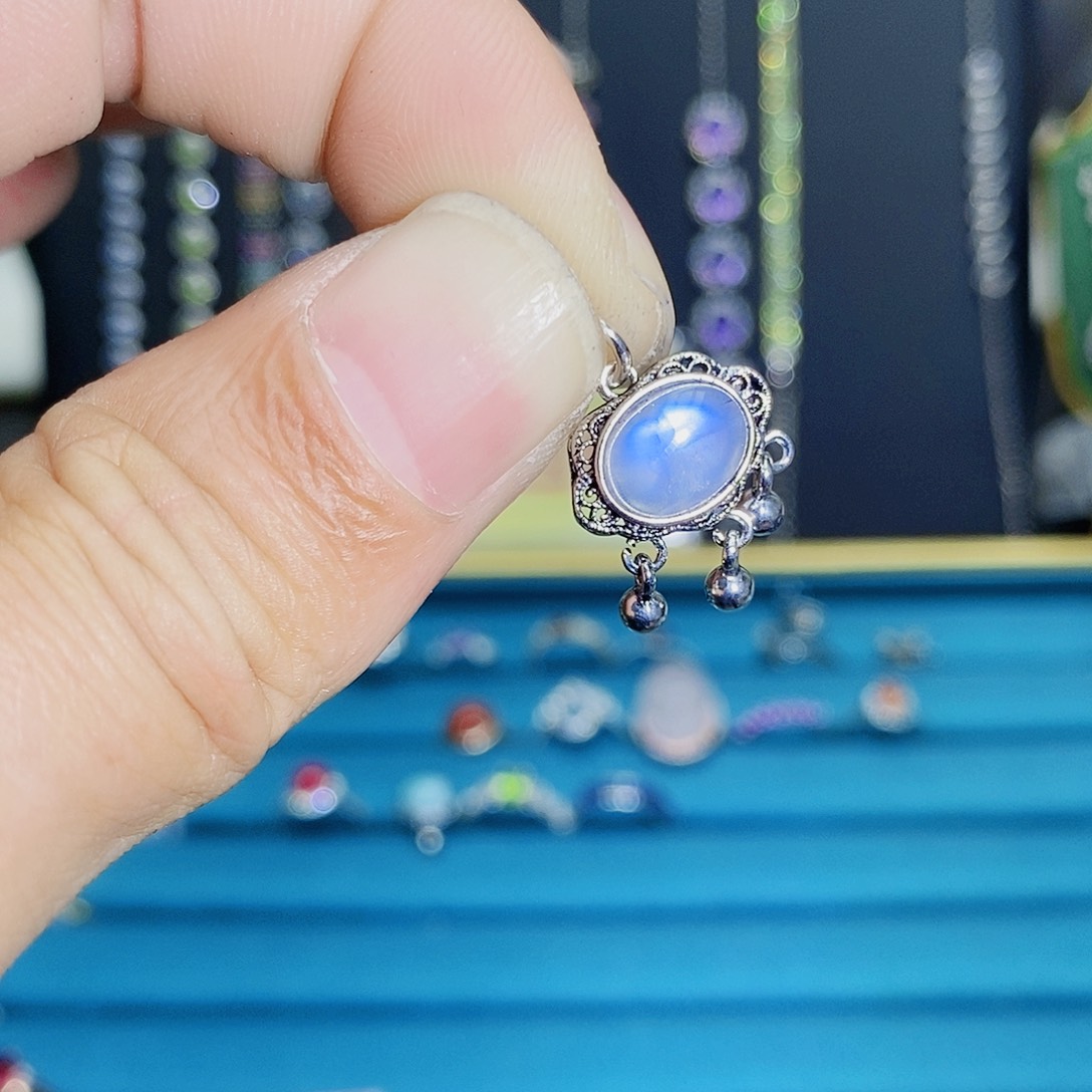 紫晶珠宝半成品银S925镶嵌