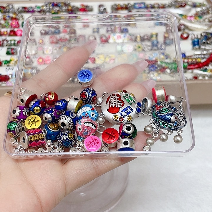 八***7足银珐琅珐琅彩足银配件