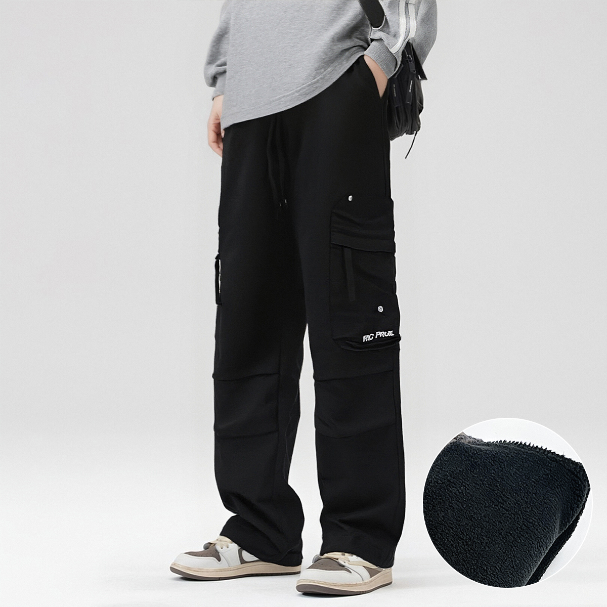 青少年加绒裤子男童工装裤2025新款秋冬装 WGD2514 少年说