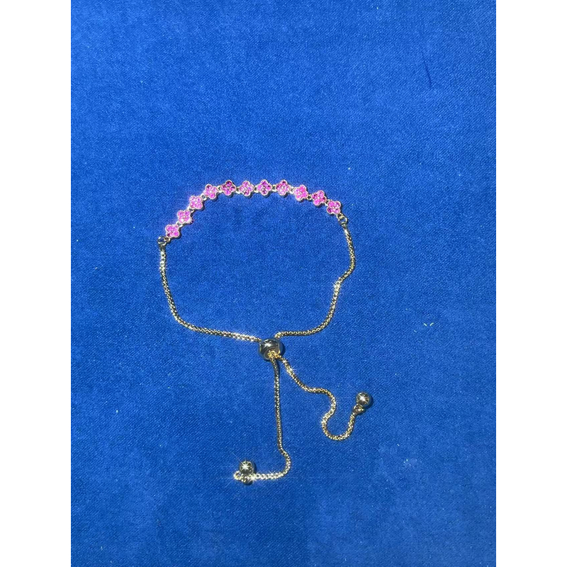 a1420黄托粉四叶草手链多样性发货