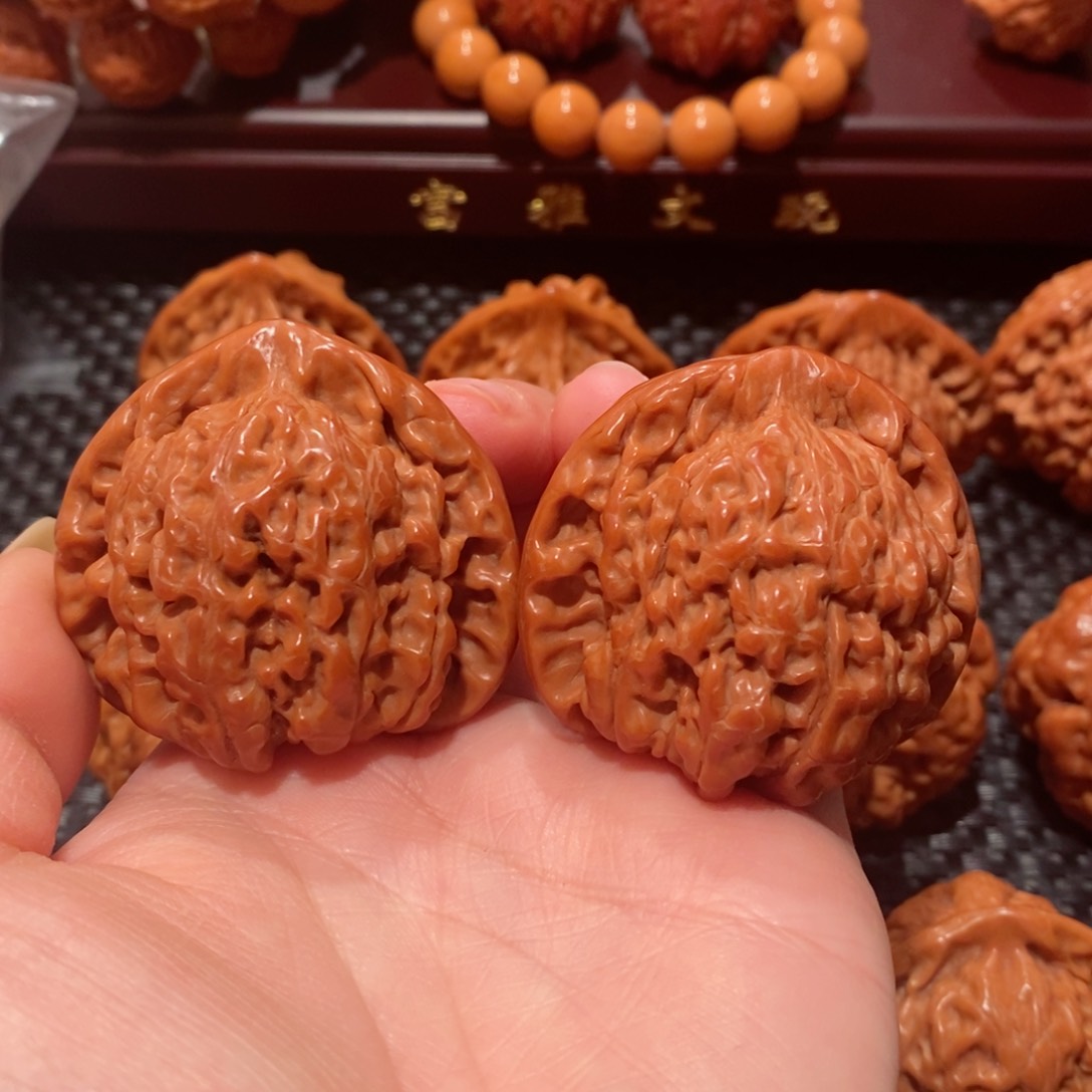 文玩核桃把件A****）官帽