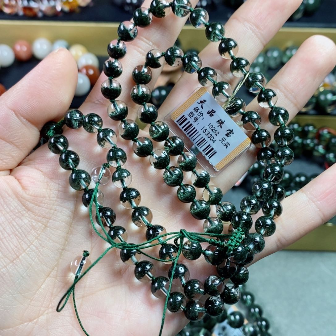 水晶手串未镶嵌独****》绿幽灵153304