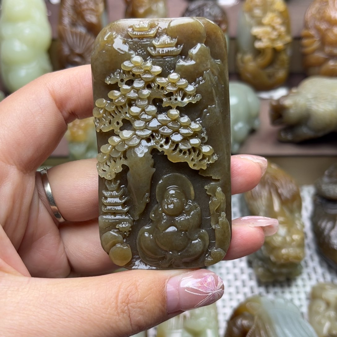 和田玉挂件未镶嵌