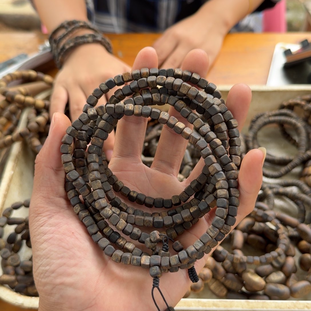 沉香碎屑沉香多圈沉水方糖20克多样性发一