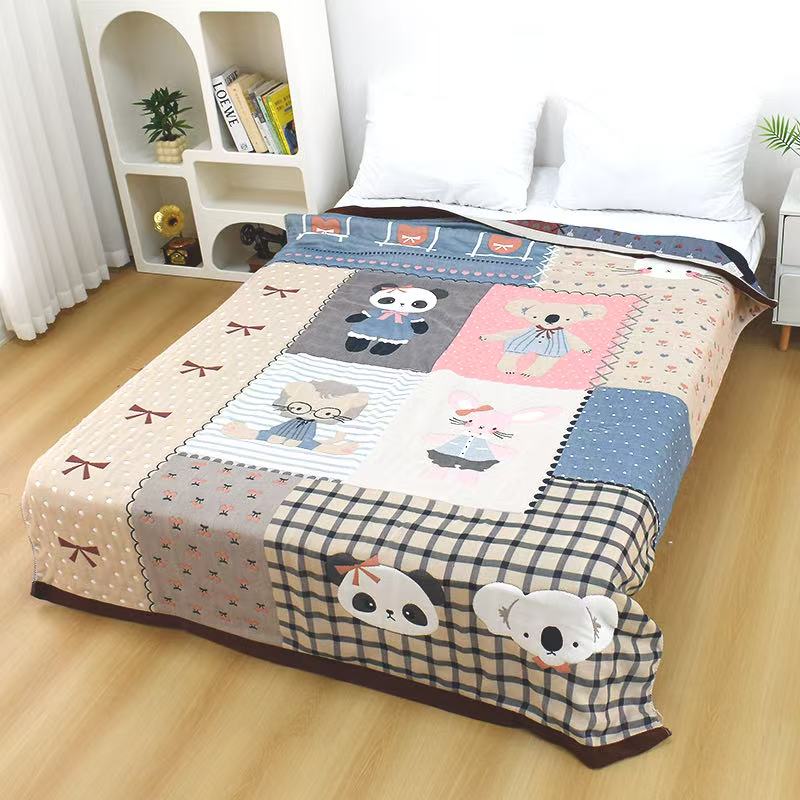 【田园风情】150cm*200cm色织提花多功能柔软亲肤面包被