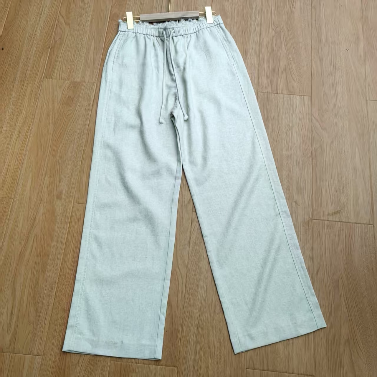 【南油玲姐】米杏色休闲裤28073