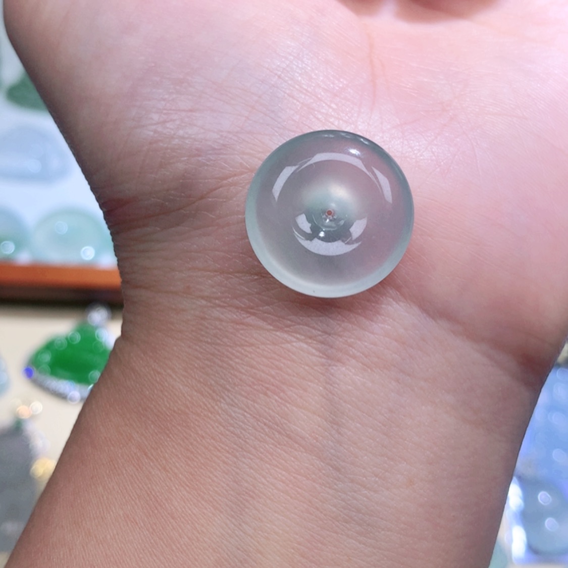 【闪购商品】翡翠颈饰未镶嵌平安扣