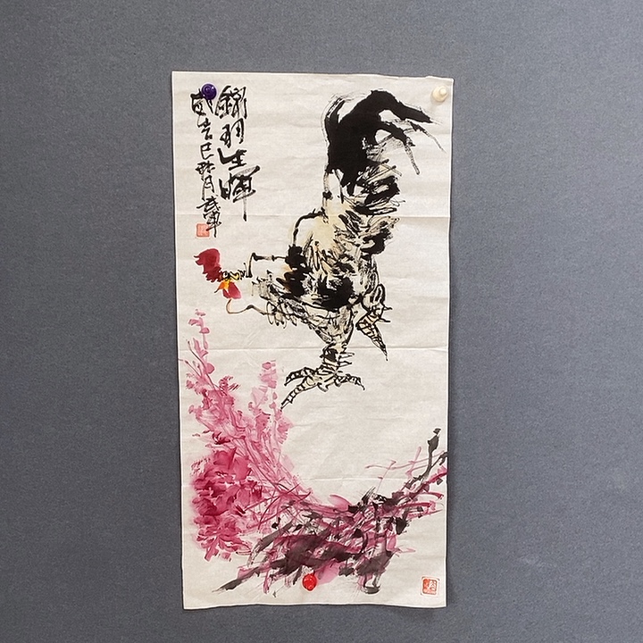 国画姚武军34.68手绘画芯