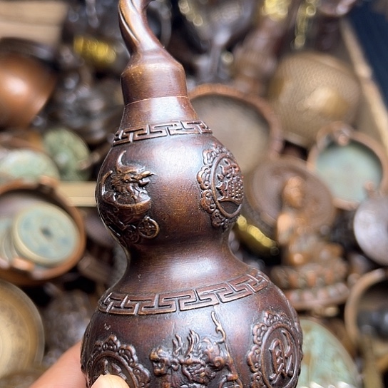 铜制文玩把玩物件