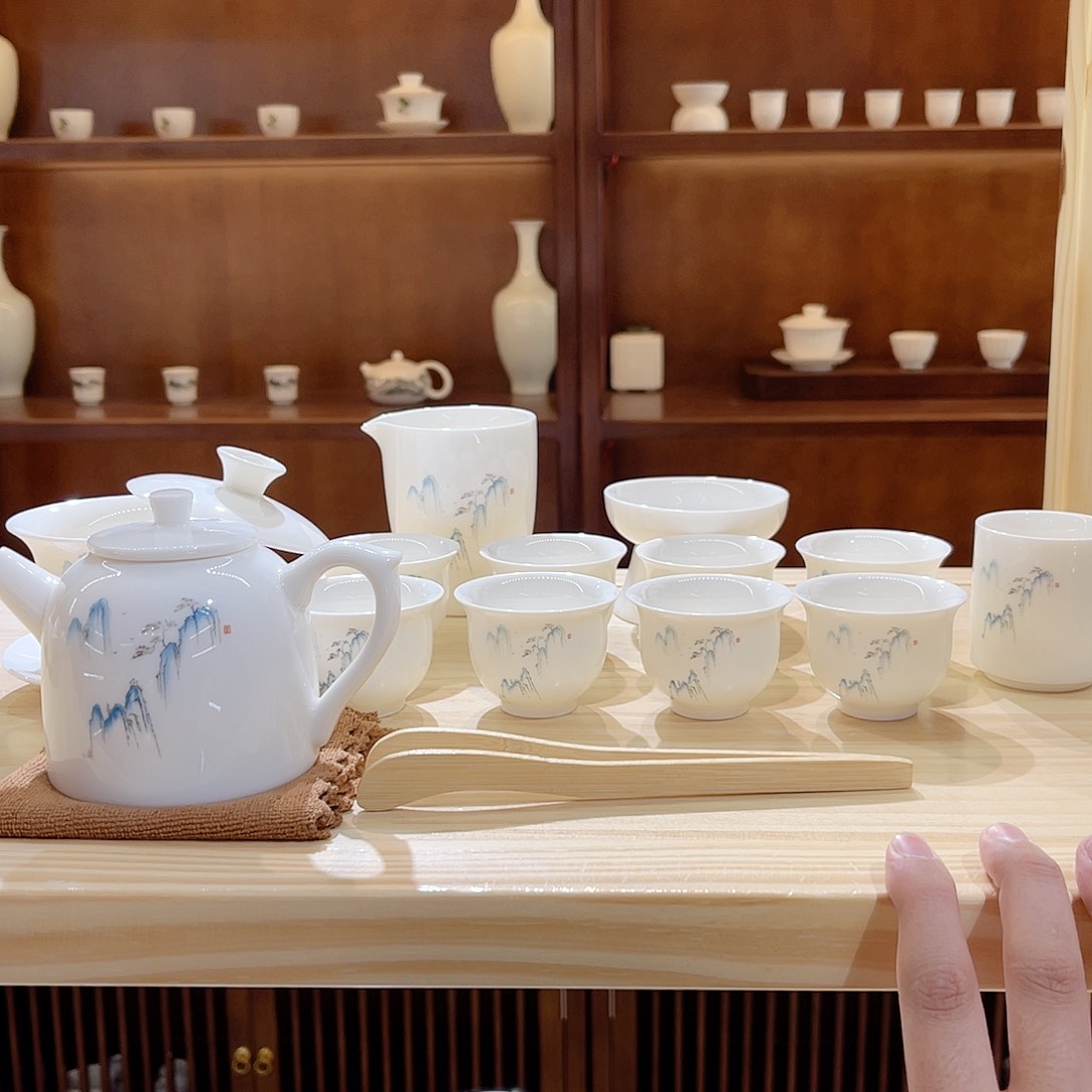 瓷片羊脂玉瓷羊脂玉瓷