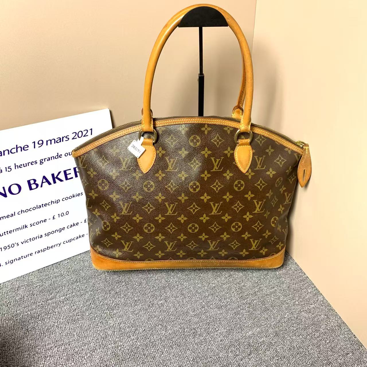 95新 LouisVuitton/路易威登 小怡中古/LV大酒壶托特包/单肩包