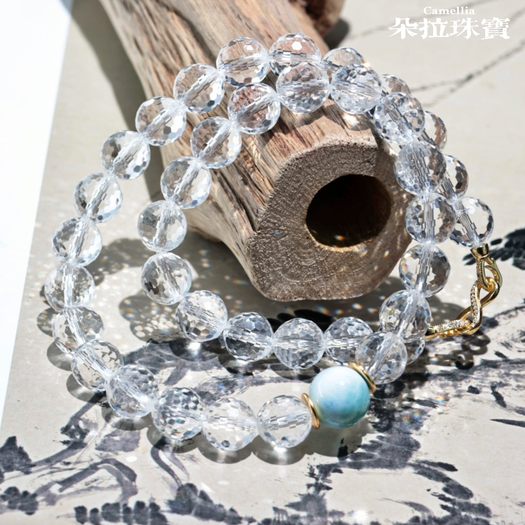 朵拉珠宝 A2-2912 白水晶项链 多样性发其一