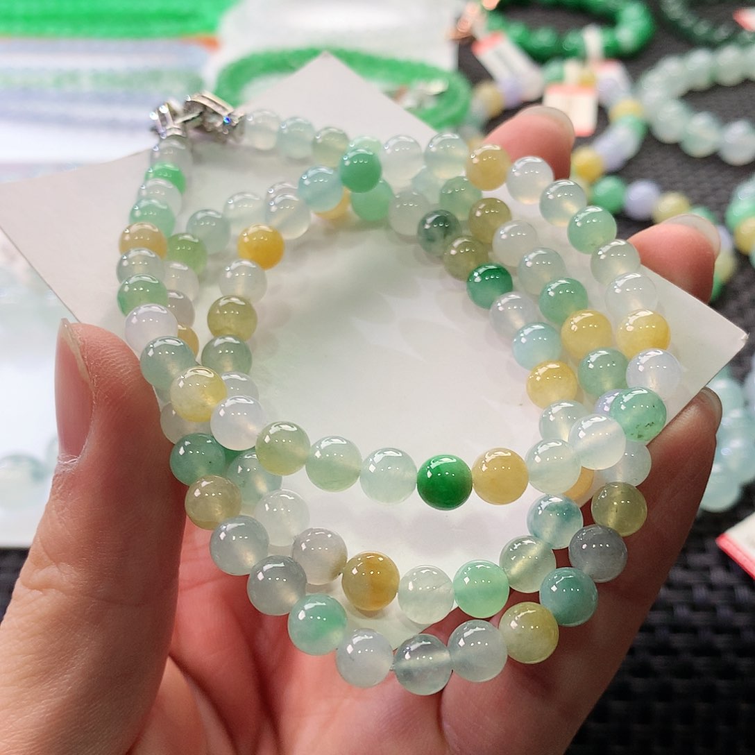 翡翠手链未镶嵌翡翠