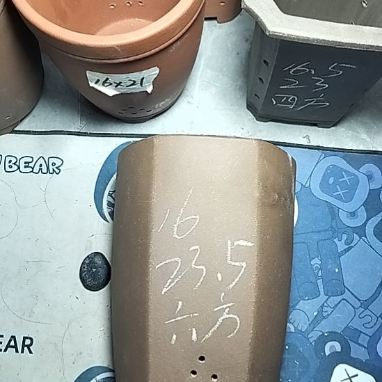 六方一个花泥微瑕