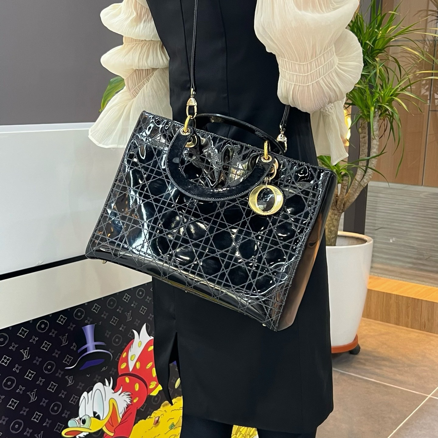 95新 DIOR/迪奥 入目 迪奥戴妃包手提包 86908