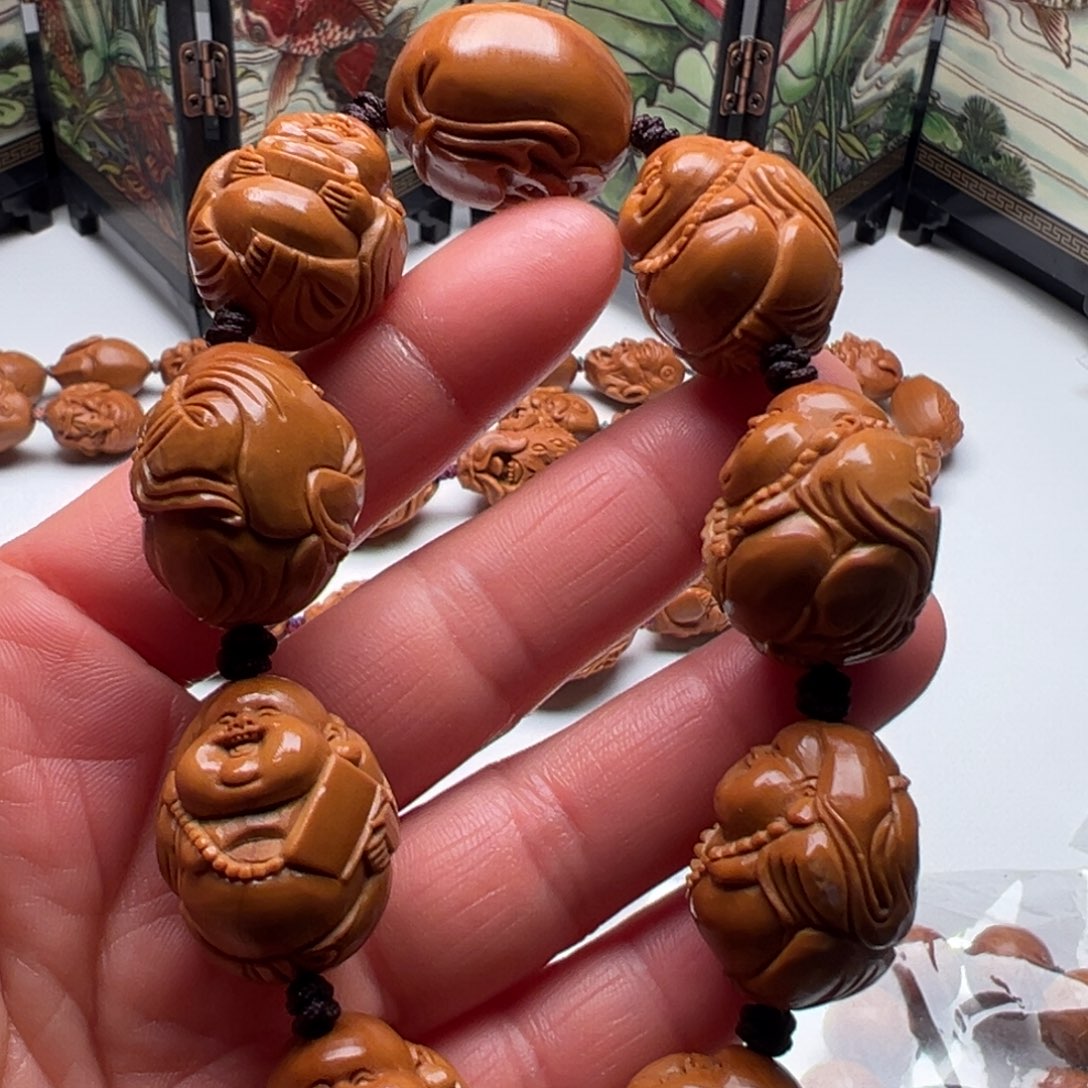 橄榄核手串/手链弥勒佛