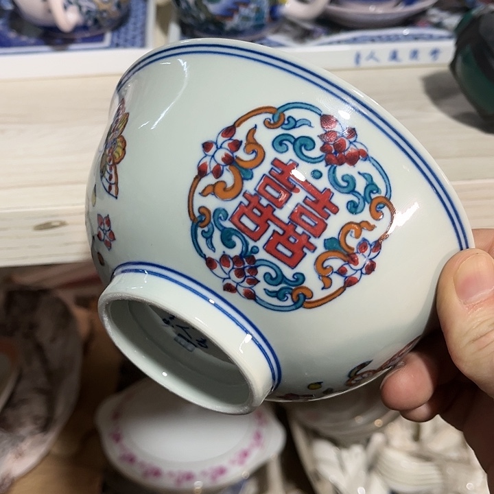 瓷片/////直径15厘米。绿西西。