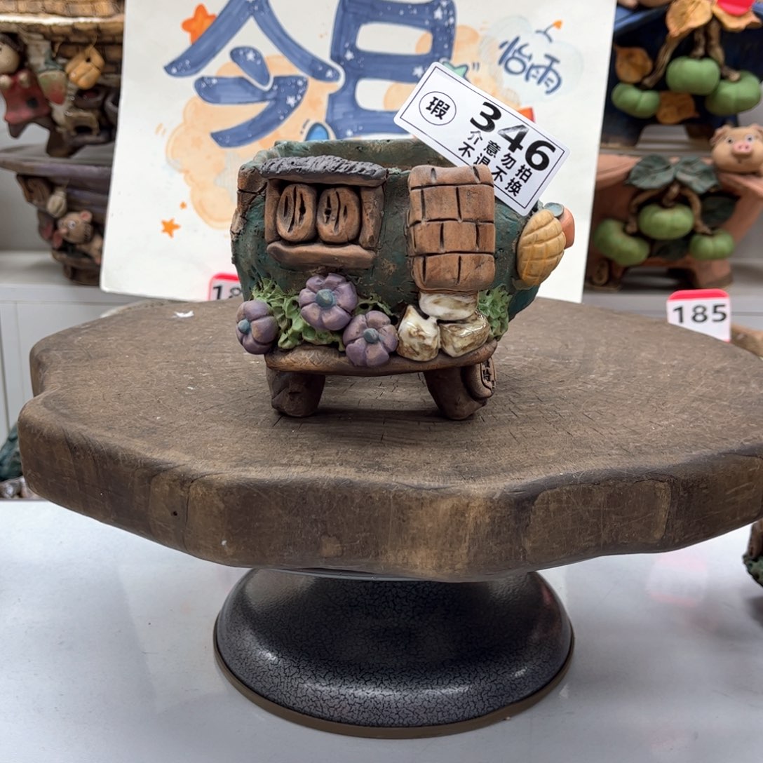 红陶蔷*花花盆346瑕疵蔷薇