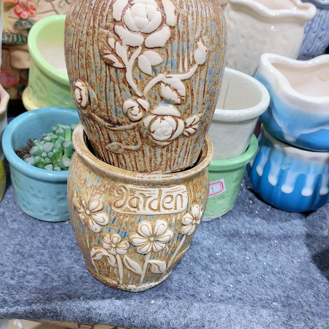 陶瓷陶瓷多肉花盆特价