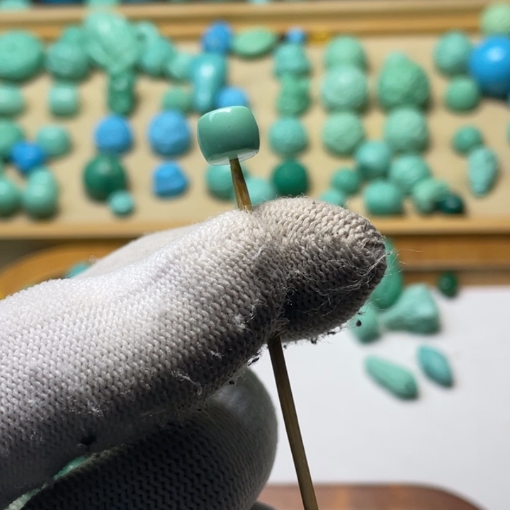 非金属卡8绿色直切单珠