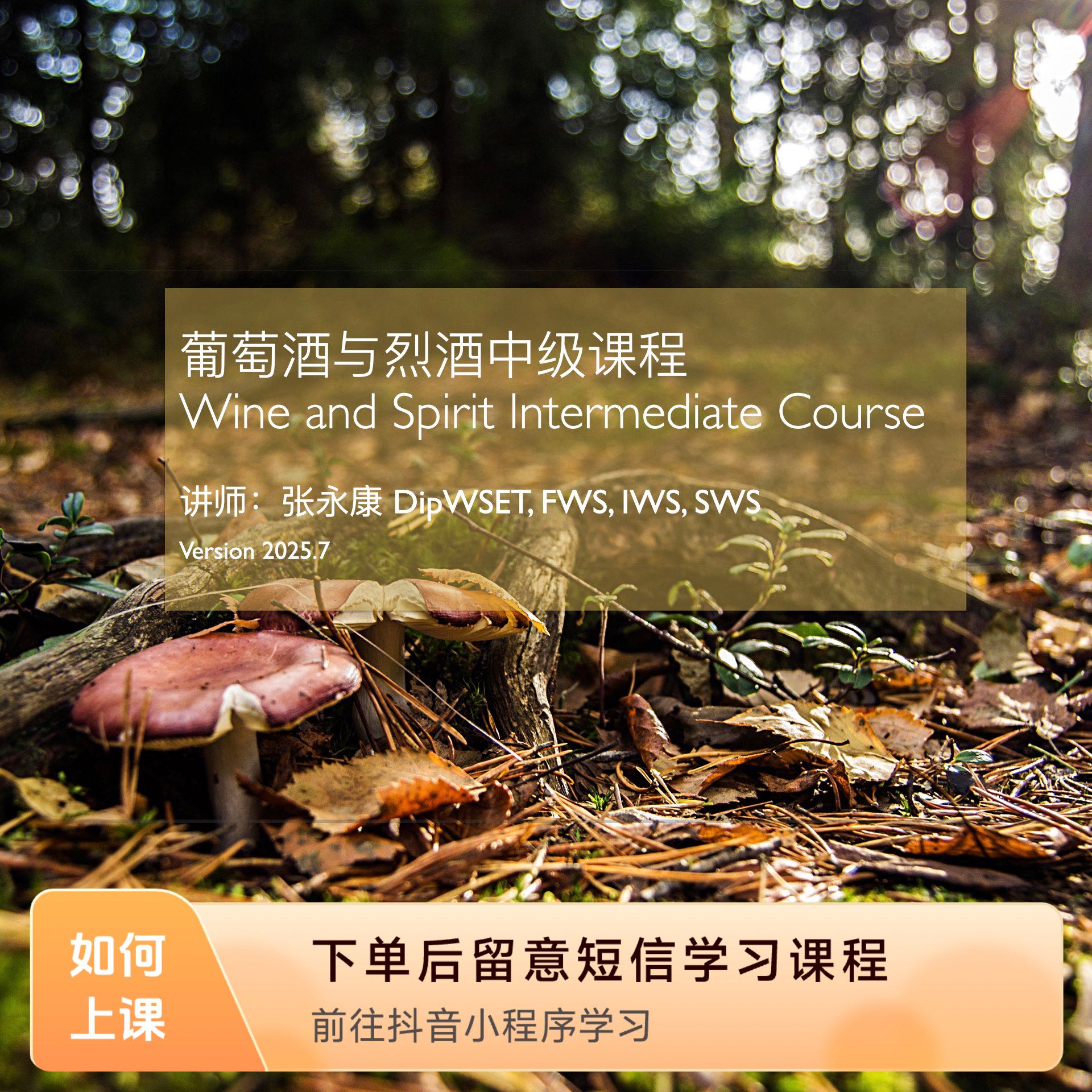 CHS中级课程(葡萄酒与烈酒)抖