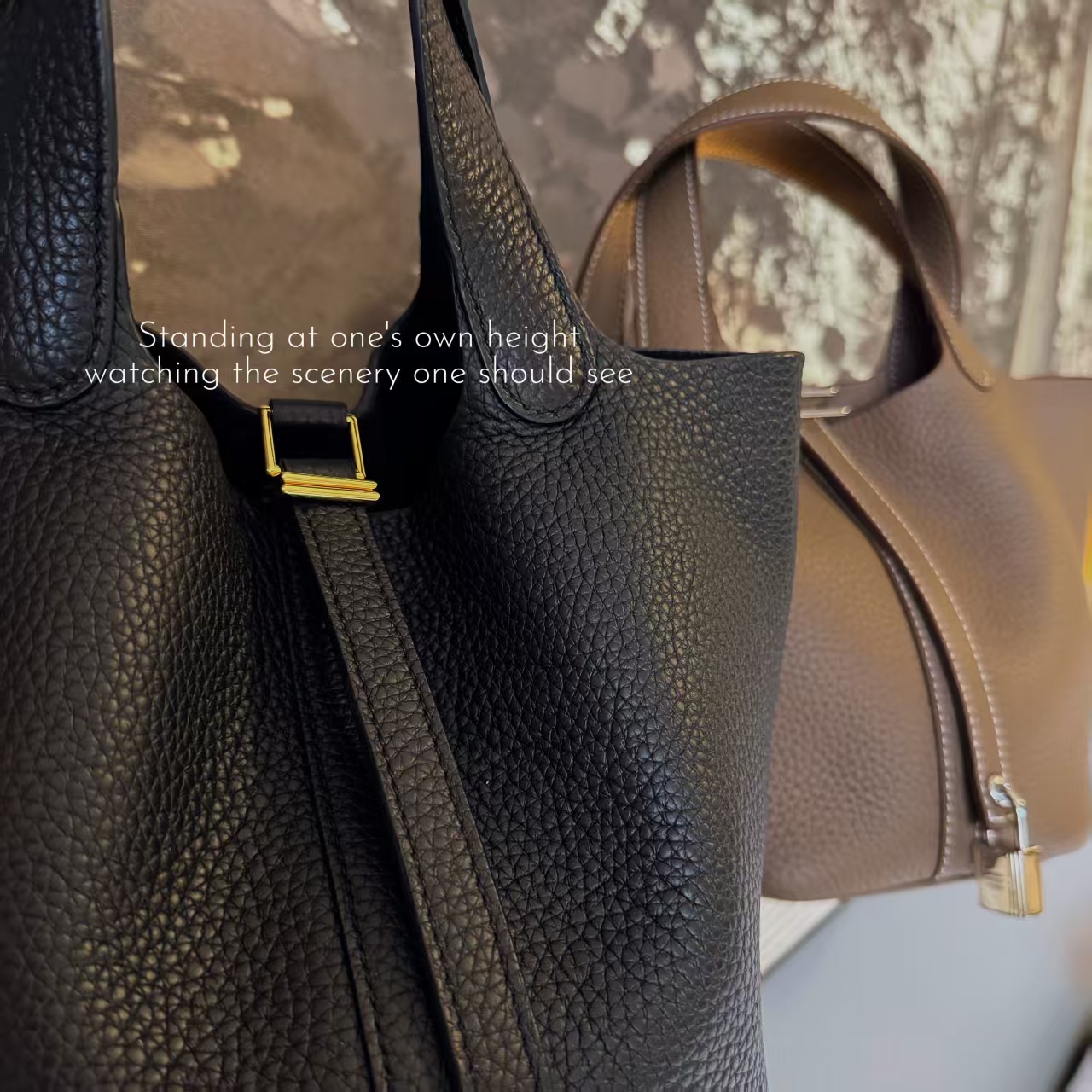 菜篮子锁头手提包