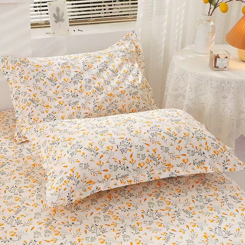 【枕 套-加厚】全棉纯棉枕套 一对两只 舒适透气四季  家用柔软 