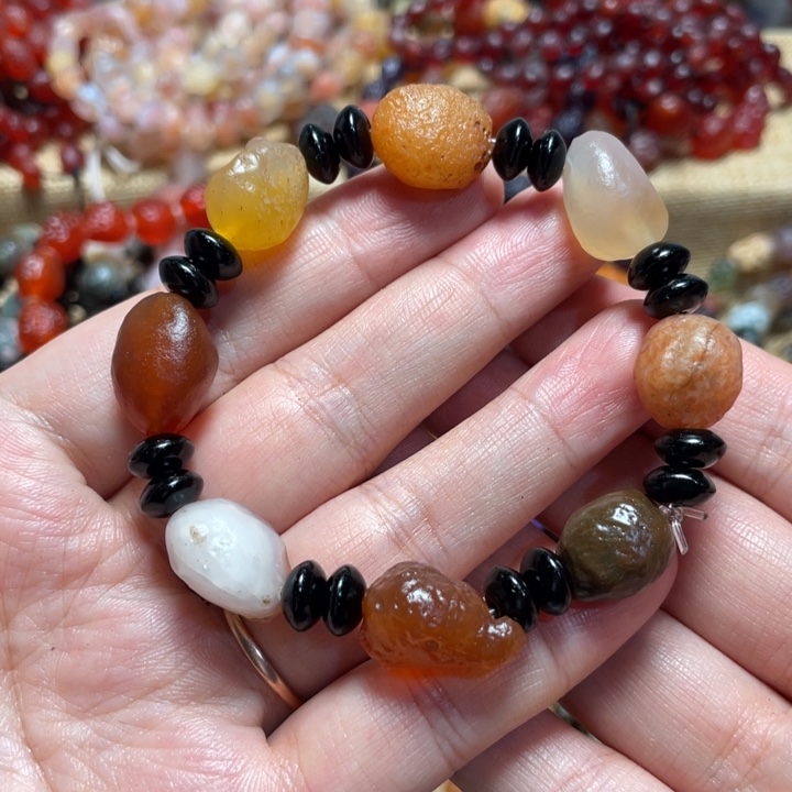 玛瑙/玉髓合金手链