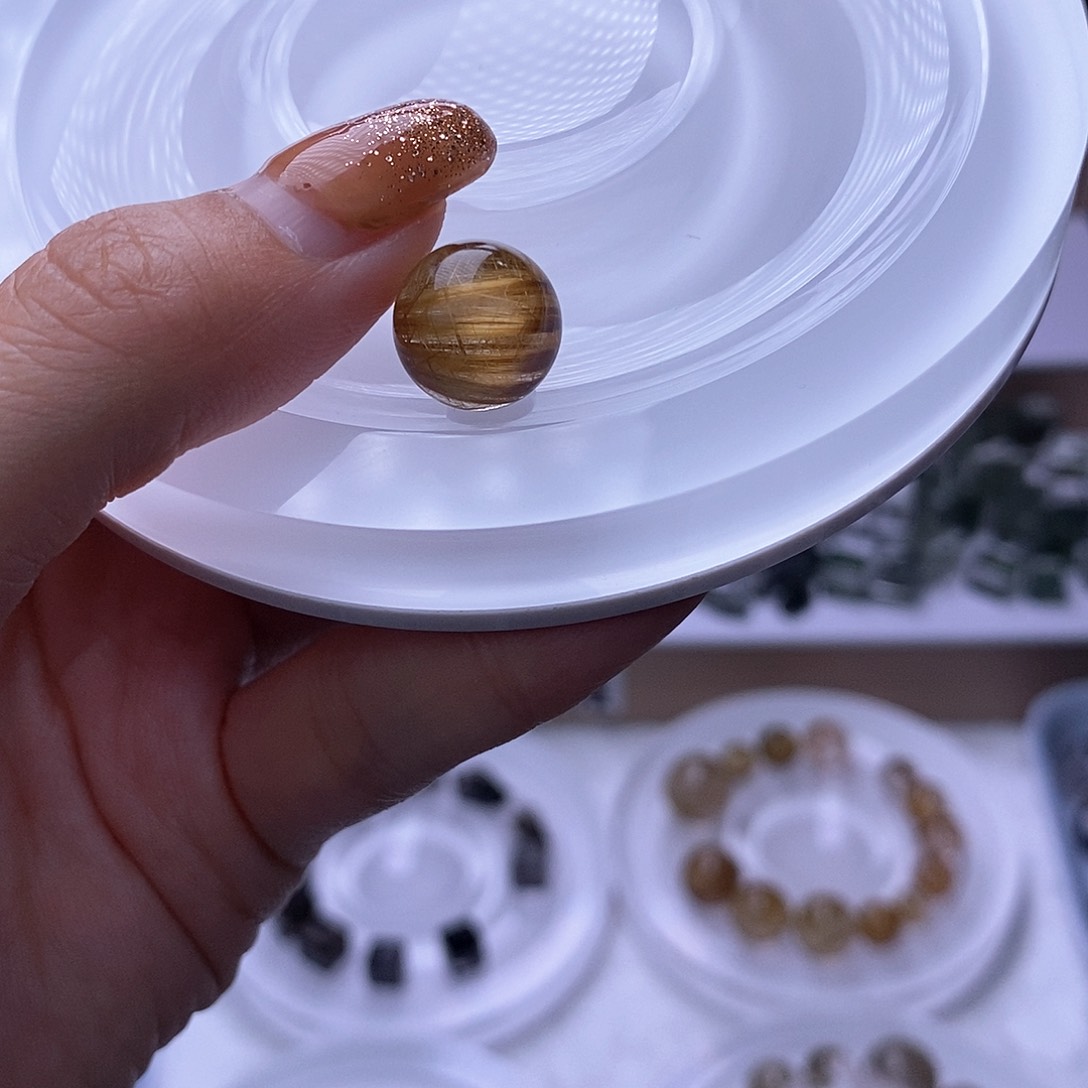 水晶天然水晶定制打孔不退换未镶嵌