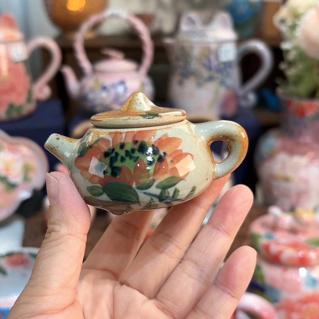 景德镇手绘高温釉下彩陶瓷茶具