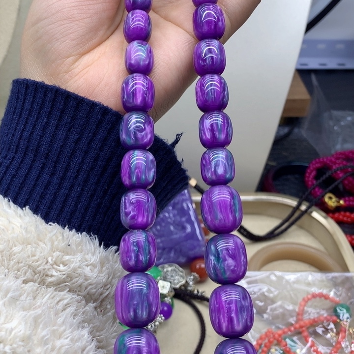 玛瑙/玉髓颈饰合金吊坠