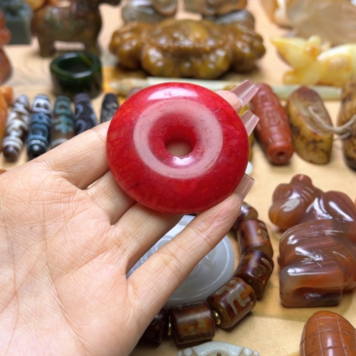 【闪购商品】蛇纹石玉颈饰未镶嵌