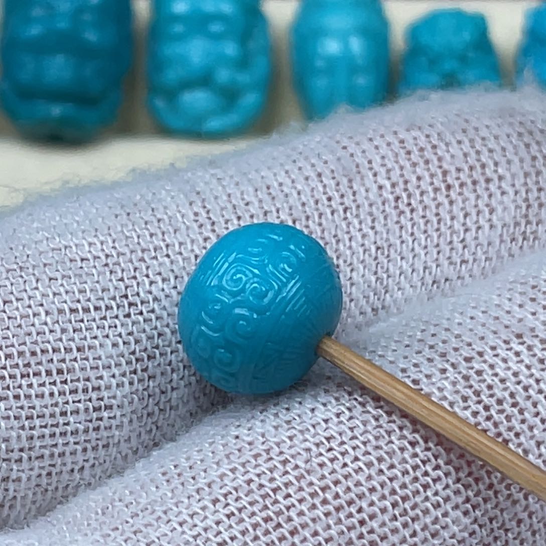 绿松石挂件未镶嵌10.7✖️9mm