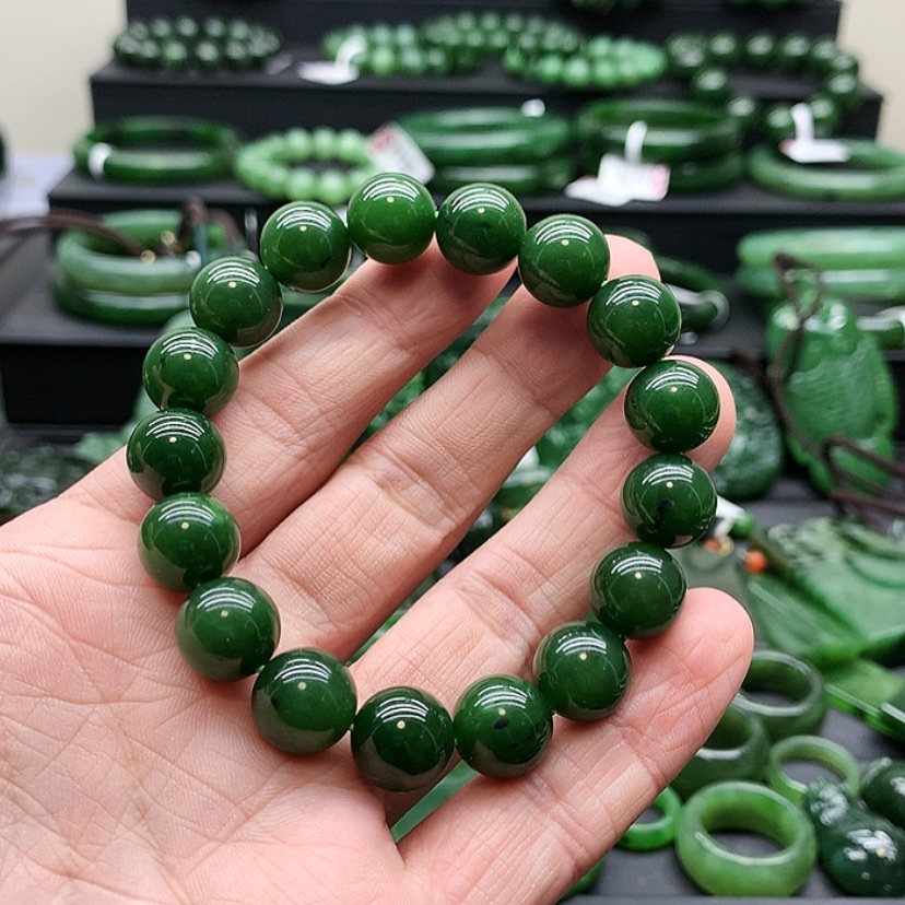 【闪购商品】和田玉（碧玉）手链未镶嵌M****l