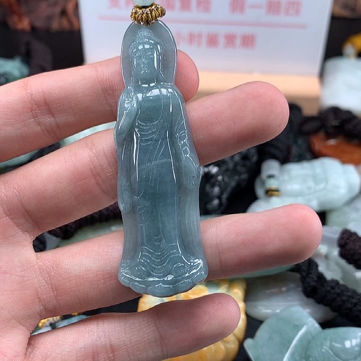 翡翠未镶嵌颈饰天然保真a货