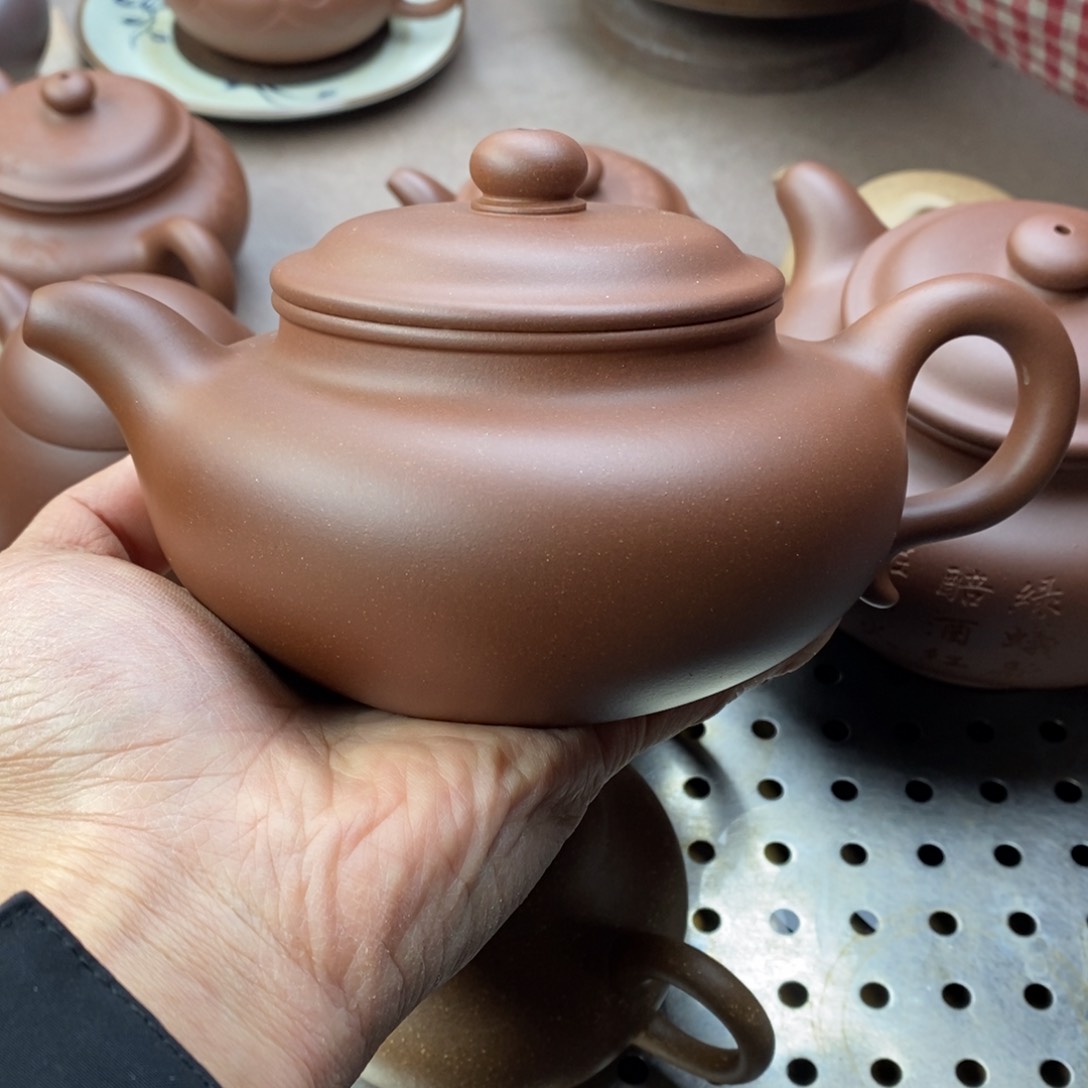 紫砂茶壶仿古容量480毫升左右