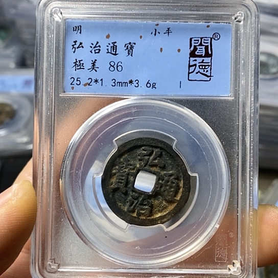 铜闻博文化弘治通宝