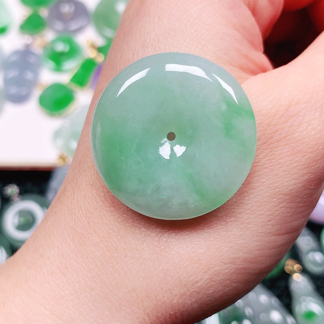 【闪购商品】翡翠未镶嵌吊坠(不含链)平安扣