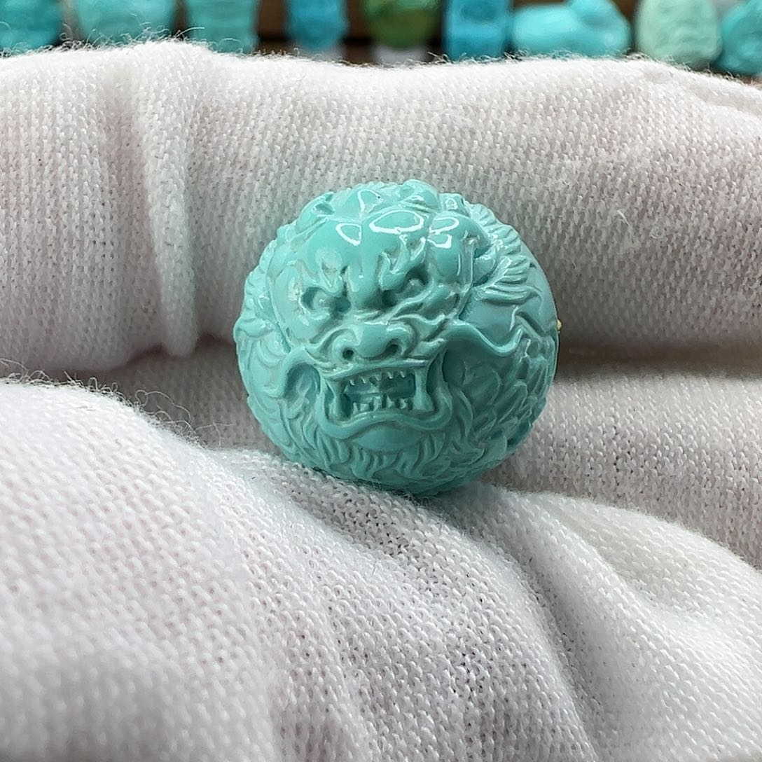 绿松石龙珠未镶嵌