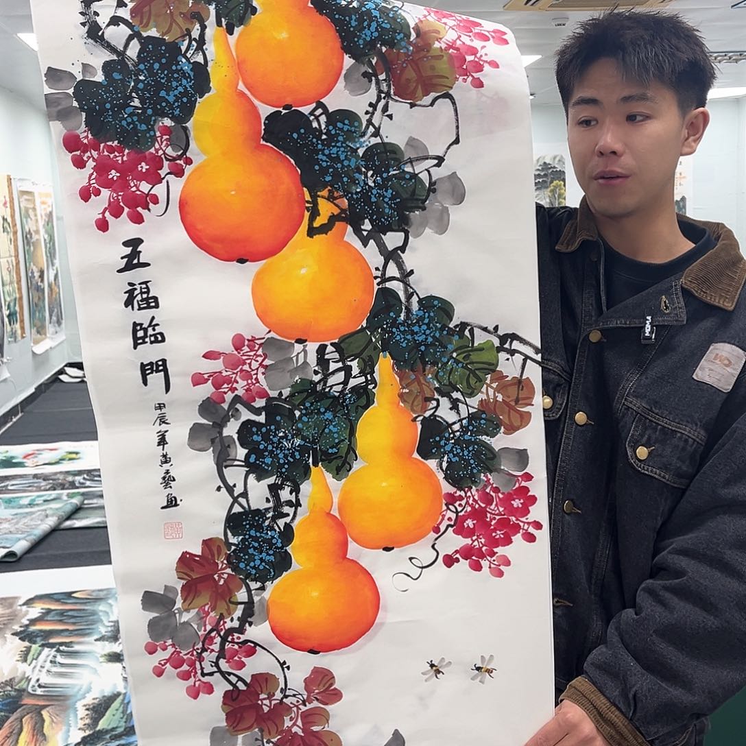 国画宣纸国画纯手绘作品