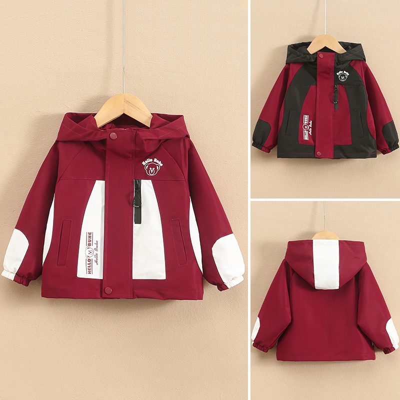 儿童装男女童春秋款外套风衣夹克2025新款中大童春季男号春秋中大