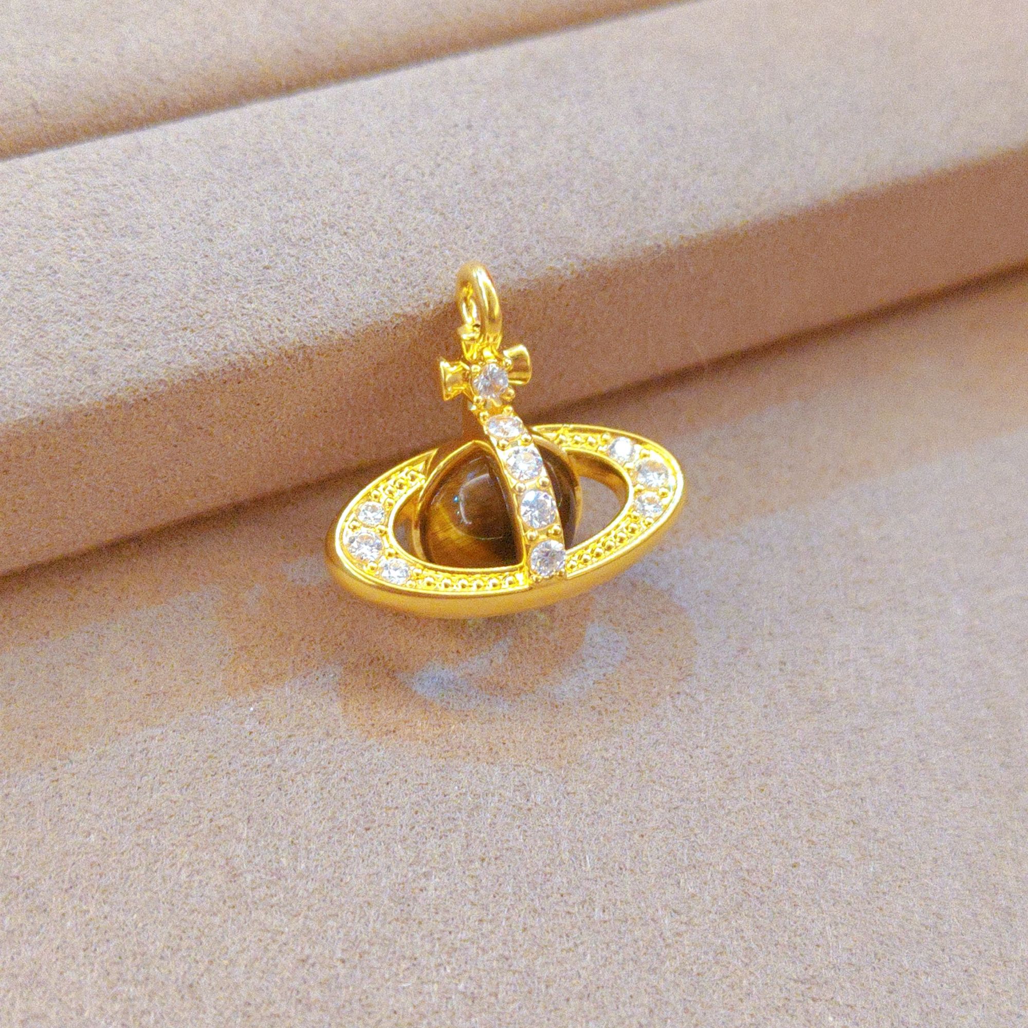 【琪琪专属】足金999投资金【立体土星】吊坠 国风潮流（工费120/件）