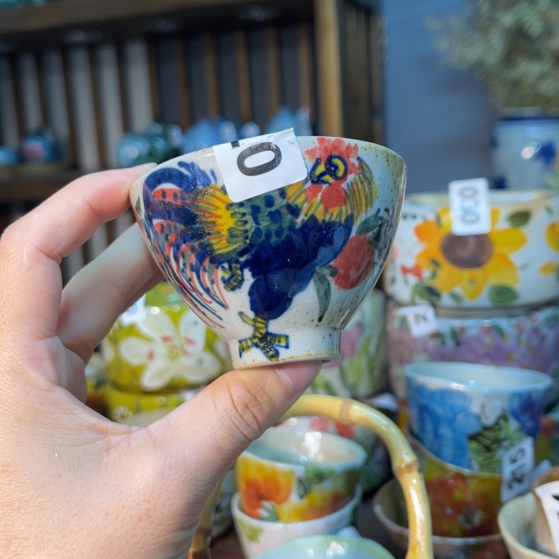 杯素浅陶瓷手工手绘